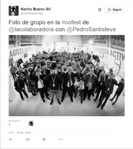 Tweet de Nacho Bueno