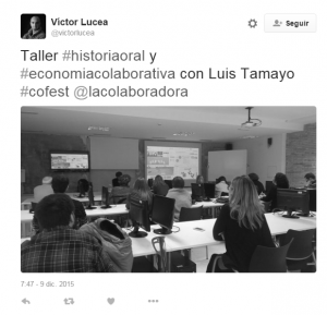 Tweet de Victor Lucea