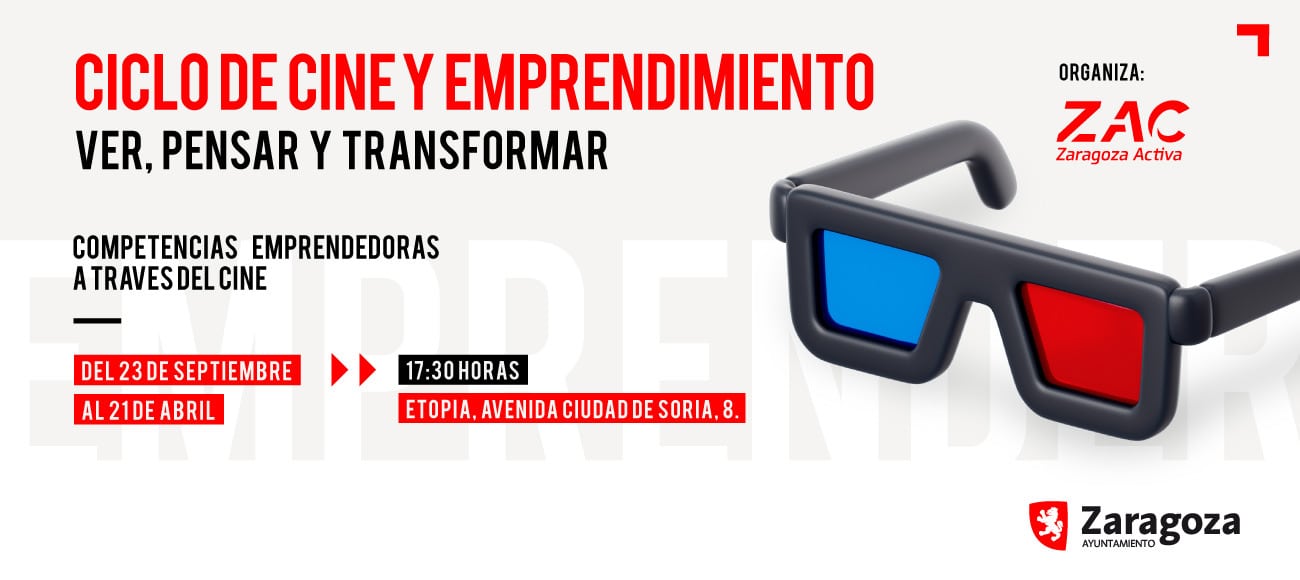Emprender también se aprende en el cine: Llega el nuevo ciclo de Cine y Emprendimiento.