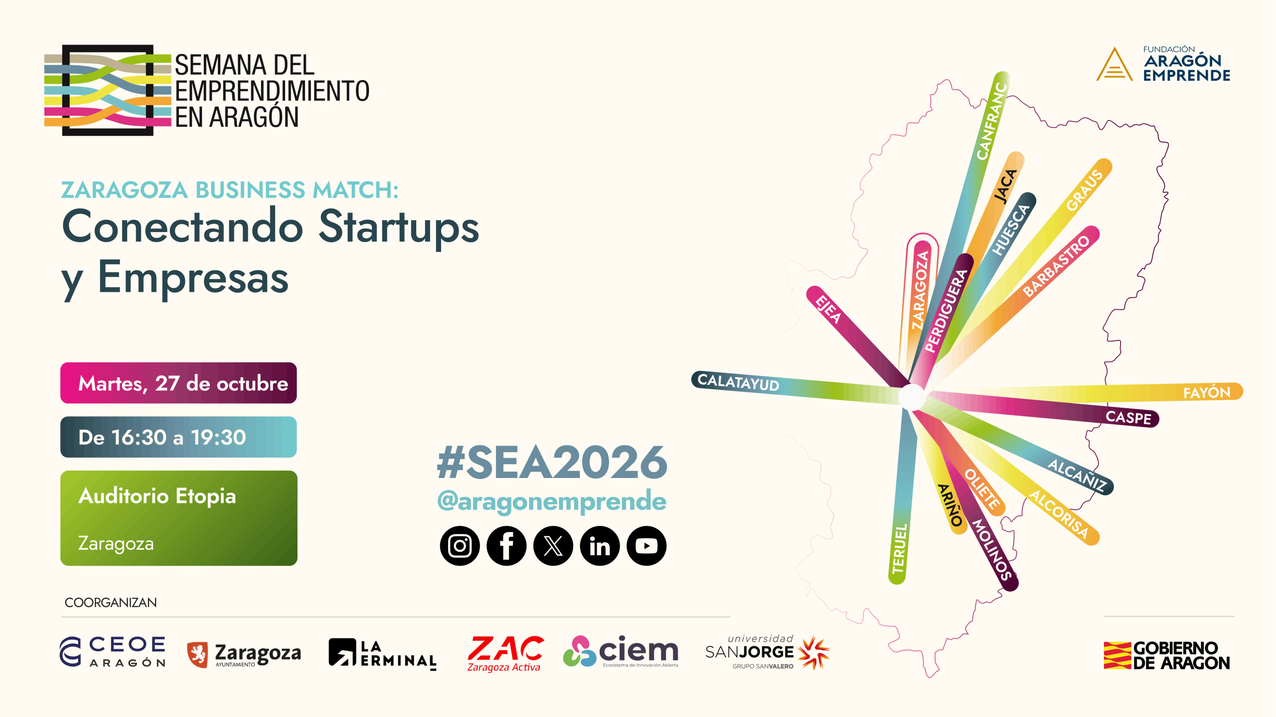 Zaragoza Business Match: startups y empresas se encuentran para convertir ideas en oportunidades de negocio.